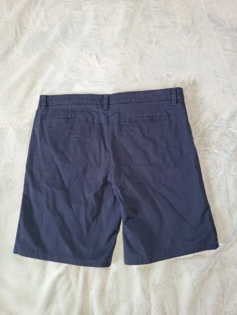 Gap Unisex Kids Size 16 Plus Uniform Shorts Navy Blue Adjustable Waist Cotton